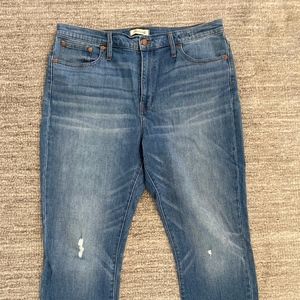 Madewell High Rise Slim Crop Boyjean